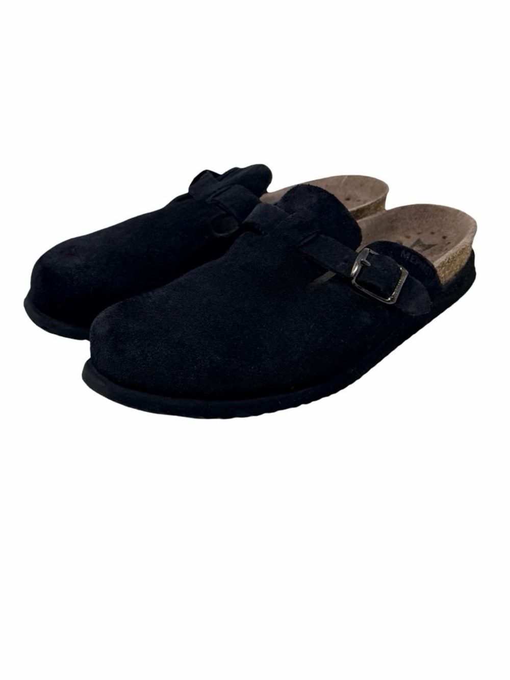 Mephisto Halina Footbed Clog Size EU 41 Black Suede Capsule Wardobe Comfort